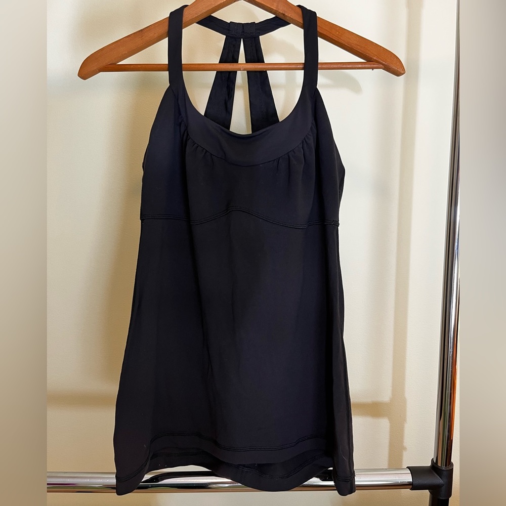 Lululemon black medium halter tank